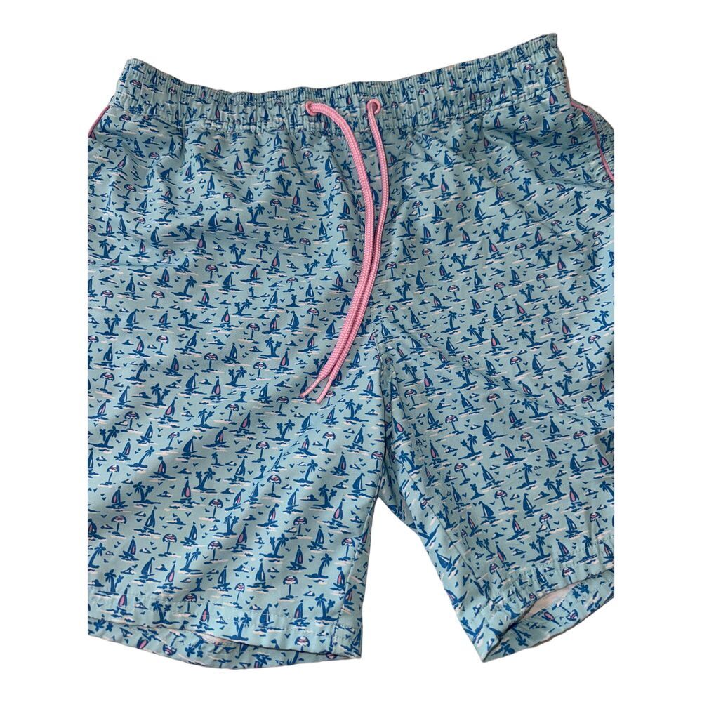 Vineyard Vines Printed Chappy Swim Trunks men's size XS